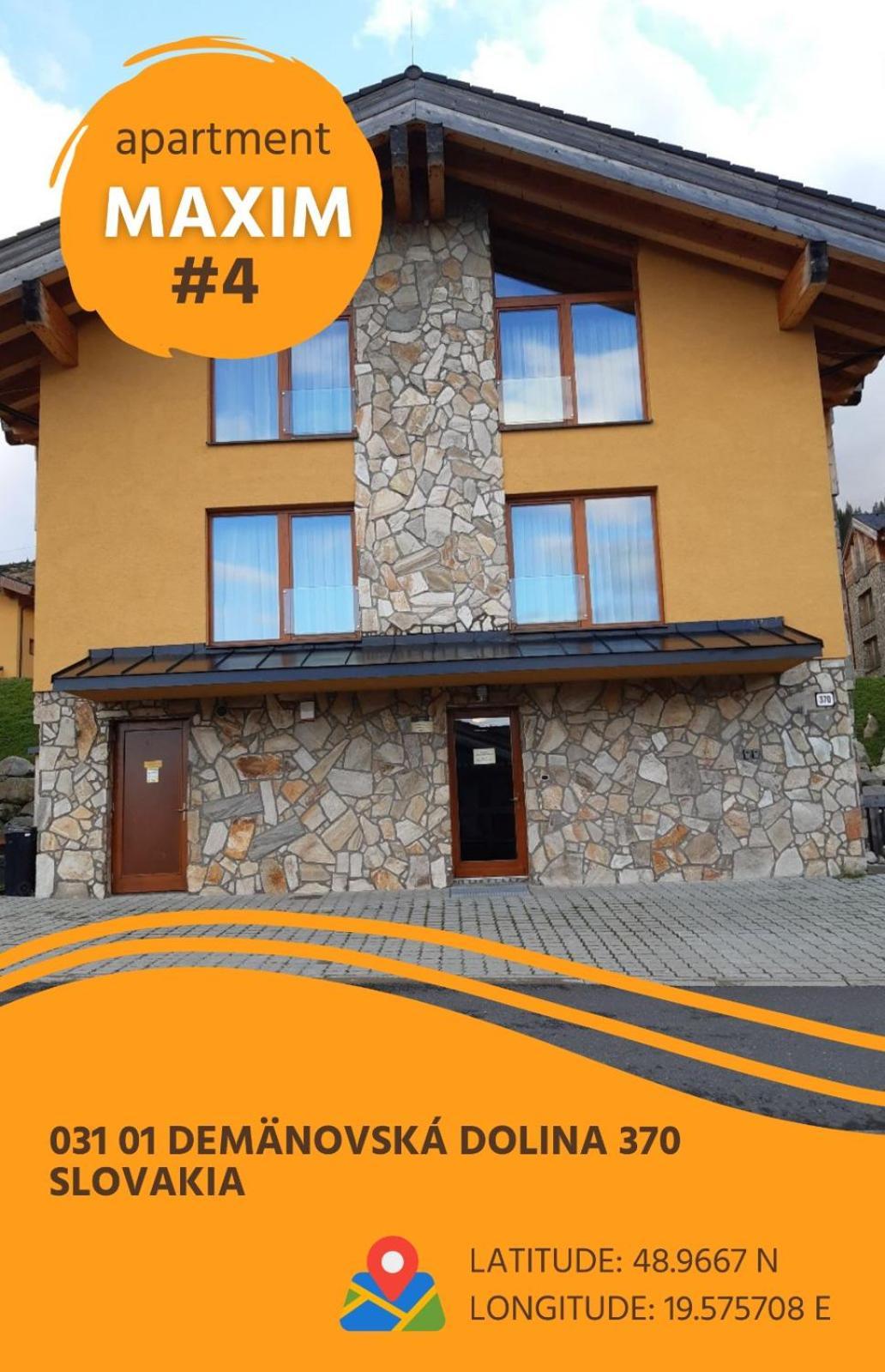 Chalet Jasna Wellness Apartment Maxim Jacuzzi & Sauna Демяновская долина Экстерьер фото